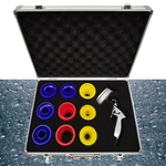 Hose Cleaning Gun Pneumatic Pipe With SPONGES+9 Nozzles DIA.1/4"-2". Fixed Price $297.04.