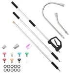 Vevor 9 Ft Pressure Washer Telescoping Wand 3-SECTION With 7 Nozzles 4000 Psi. Fixed Price $69.99.