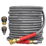 Heliwoo 3/8'' Pressure Washer Hose 50 Ft, Hot And Cold Water Power Hos.... Fixed Price $85.72.