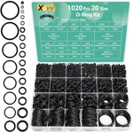 Xbvv 1020 Pcs Ring Kit Size Nitrile Rubber Assortment Set For Car Au. Fixed Price $12.75.
