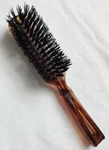 Vtg Stanley Commander Nylon Bristle Tortoise Amber Swirl Handle Hair Brush 8.5". Fixed Price $34.99.