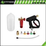 5000 Psi Short High Pressure Washer Gun W/foam Cannon Kit For Car Washing. Fixed Price $43.12.