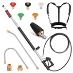 24 Ft Telescoping Pressure Wand - Turbo Nozzle Attachment Power Washer.... Fixed Price $148.60.