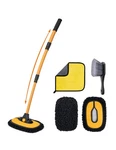 Astroai 15 Curved Car Wash Brush With 43" Long Handle Inches, Yellow. Fixed Price $57.11.