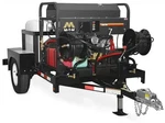 200 Gallon Pressure Washer Trailer Single Axle W/ Electric Brakes Mi-t-m. Fixed Price $9421.00.