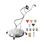 Raynel 24'' Pressure Washer Surface Cleaner With Wheels, Dual Handle, Stain.... Fixed Price $331.08.