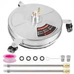 15" Pressure Washer Stainless Steel Surface Cleaner With 3 Wheels & 1/4" Quick. Fixed Price $114.25.