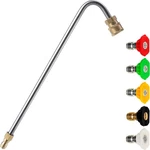 Mingle Stainless Steel Pressure Washer Gutter Cleaner 120 Degree Angled. Fixed Price $20.41.