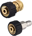 Pressure Washer Hose Adapter Set, M22 To 3/8 Quick Connect For Power. Fixed Price $21.02.