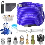 Nifual 100FT Sewer Jetter Kit For Pressure Washer, 5800PSI Drain Cleaner Hose.... Fixed Price $93.59.
