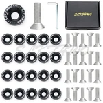 20PCS Cnc Aluminum Fender Washer Bolt Kit M6 6063-T6 Engine Dress Up Black. Fixed Price $28.99.