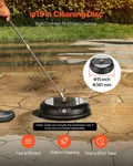 15" Pressure Washer Surface Cleaner, Black. Fixed Price $56.84.