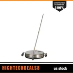 18" Pressure Washer Surface Cleaner With Wheels 4000 Psi + 2 Extension Wand. Fixed Price $89.39.
