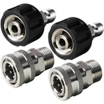 Liulo Tool Pressure Washer Quick Connect Kit, Stainless Steel 4 Pack, Silver. Fixed Price $20.39.
