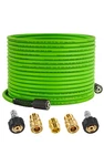 Pwaccs Pressure Washer Hose For Power 3600 Psi 1/4'' 50FT, Green. Fixed Price $72.35.
