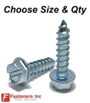 Hex Washer Head Self Tapping Sharp Sheet Metal Screws Zinc (all Sizes & Qtys). Fixed Price $168.71.