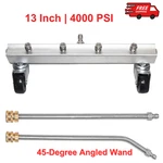 13" Pressure Washer Undercarriage Cleaner Water Broom 4000 Psi. Fixed Price $33.43.