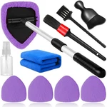 Qydipclin 10PCS Windshield Cleaning Tool Inside Car Window Cleaner Purple. Fixed Price $25.59.