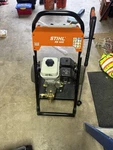 Stihl Rb 400 Gas Pressure Washer Wheel-mounted Orange/black Heavy Duty. Fixed Price $500.00.
