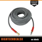 3/8" X 100FT Hot Water Pressure Washer Hose 6000PSI 2-BRAID R2 Gray. Fixed Price $104.59.