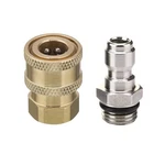 Mingle Pressure Washer Adapter Set, 1/4 Inch Quick Npt To Qc. Fixed Price $20.41.