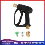 1/4" High Pressure Washer Gun 4000 Psi Car Foam Spray Short Wand W/ Nozzle. Fixed Price $22.89.