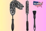 Nikcosmk 3PCS Wheel Kit, Bendable Nylon Brushes For Car Detailing Cleaning. Fixed Price $16.90.