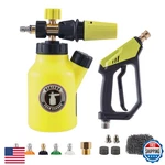 Realyou Pressure Washer Gun W/ Foam Cannon Car Kit, 1/4" Quick Connect. Fixed Price $50.89.