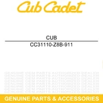 Cub Cadet 31110-Z8B-911 Flywheel N5B GCV160LA0 Engine. Fixed Price $68.94.