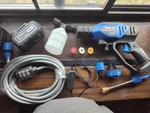 Ontel Turbo Jet HYDROX5 Pro Portable Cordless Pressure Washer 21V 3000MAH Batter. Fixed Price $84.99.