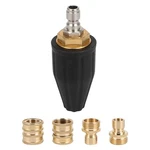 Ocpty Max. 5000 Psi Pressure Washer Nozzle 360 Rotating Spray Tips For Power.... Fixed Price $24.14.