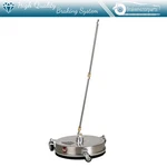 15 Inch Pressure Washer Surface Cleaner 4000PSI With 2 Extension Wands 3 Wheels. Fixed Price $78.84.