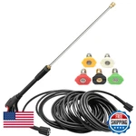 Imeshbean Pressure Washer Gun And Hose Kit 4000PSI Power 50FT. Fixed Price $84.58.