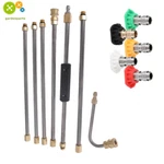 4000PSI Washer Extension Wand Set 5 Cleaner Nozzle Hose Kit High Pressure. Fixed Price $20.82.